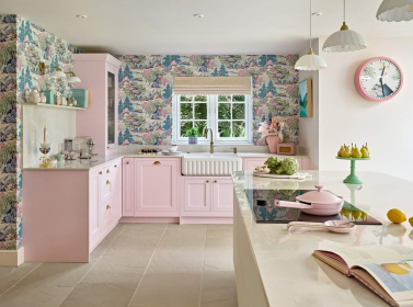 Bespoke Kitchen Pink