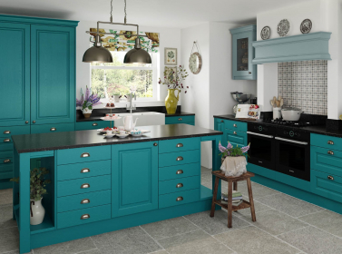 Country Kitchen Teal